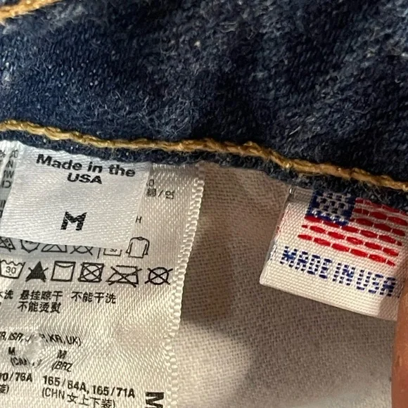 American Apparel Jeans Denim Mini Skirt, Fitted, Medium Wash - Size Medium - Picture 8 of 11